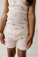 將圖片載入圖庫檢視器 Organic Cotton Fine Rib Elisa Bike Short - Petite Fleur Soft Peony