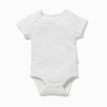將圖片載入圖庫檢視器 Short Sleeve Bodysuit - White