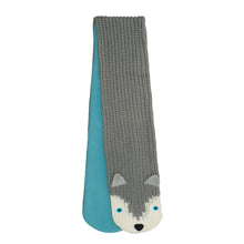 將圖片載入圖庫檢視器 Husky Dog Knitted Scarf