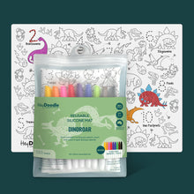 將圖片載入圖庫檢視器 DinoRoar Classic Colouring & Doodle Mat