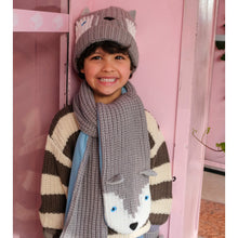將圖片載入圖庫檢視器 Husky Dog Knitted Scarf