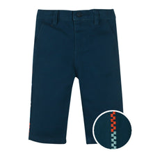將圖片載入圖庫檢視器 BABY HARRISON TAPERED PANTS BLUE WITH EMBROIDERED DETAILS