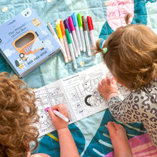 將圖片載入圖庫檢視器 Wheels On The Bus Tales - Reusable Colouring Book