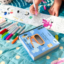 將圖片載入圖庫檢視器 Wheels On The Bus Tales - Reusable Colouring Book
