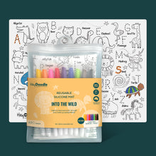 將圖片載入圖庫檢視器 Into the Wild Classic Colouring & Doodle Mat