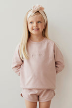 將圖片載入圖庫檢視器 Organic Cotton Chloe Sweatshirt - Powder Pink