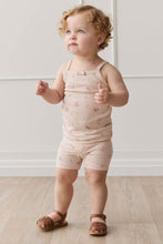 將圖片載入圖庫檢視器 Organic Cotton Everyday Bike Short - Petite Fleur Soft Peony