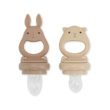 將圖片載入圖庫檢視器 silicone fruit feeding pacifier - bark/shell