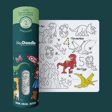 將圖片載入圖庫檢視器 DinoRoar Mini Colouring & Doodle Mat