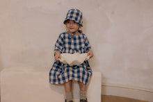將圖片載入圖庫檢視器 Pottery Blue Gingham Bucket Sun Hat