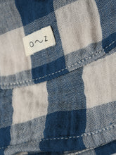 將圖片載入圖庫檢視器 Pottery Blue Gingham Bucket Sun Hat