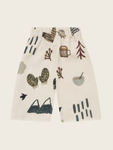 將圖片載入圖庫檢視器 Pants with winter-themed pattern on a light background