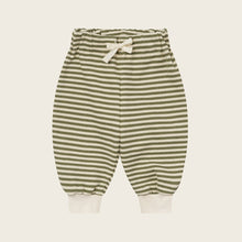 將圖片載入圖庫檢視器 Striped baby pants on a light beige background