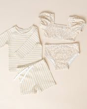 將圖片載入圖庫檢視器 Finn Rashguard + Short Set || Yellow Stripe