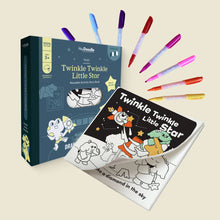 將圖片載入圖庫檢視器 Twinkle Twinkle Little Star Tales - Reusable Colouring Book