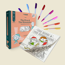 將圖片載入圖庫檢視器 The Elves & The Shoemaker Tales - Reusable Colouring Book