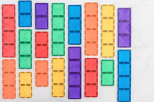 將圖片載入圖庫檢視器 Rainbow Rectangle Pack 18 pc