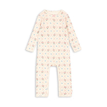 將圖片載入圖庫檢視器 Baby onesie with floral pattern on a white background