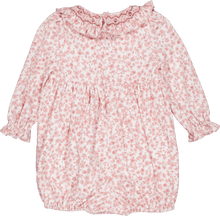 將圖片載入圖庫檢視器 Thanaïs, smocked girl romper, in Old rose garden print