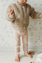 將圖片載入圖庫檢視器 Organic Cotton Fine Rib Legging - Rose Dust