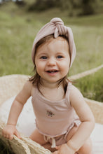將圖片載入圖庫檢視器 Organic Cotton Rib Headband - Rose Ash