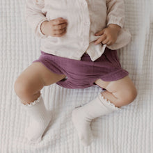 將圖片載入圖庫檢視器 Organic Cotton Muslin Frill Bloomer - Tulipwood