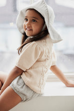 將圖片載入圖庫檢視器 Organic Cotton Gingham Hat - Sky