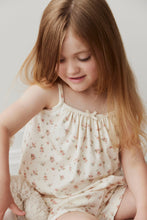將圖片載入圖庫檢視器 Organic Cotton Jeanie Singlet + Short - Mini Sweet Magnolia