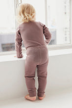 將圖片載入圖庫檢視器 Organic Cotton Fine Rib Legging - Bloom
