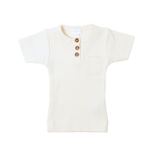將圖片載入圖庫檢視器 Philippe Short Sleeve Top - Egret