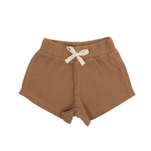 將圖片載入圖庫檢視器 Organic Cotton Waffle Scarlett Relaxed Short - Light Russet