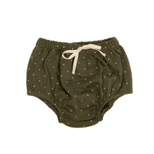 將圖片載入圖庫檢視器 Organic Cotton Bloomer - Tiny Dots Olive