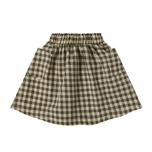 將圖片載入圖庫檢視器 Olive Gingham Tutti Skirt