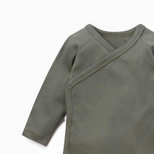 將圖片載入圖庫檢視器 Khaki Kimono Bodysuit