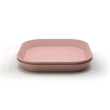 將圖片載入圖庫檢視器 mushie dinnerwares Square Dinnerware Plates, Set of 2 (Blush)