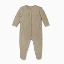 將圖片載入圖庫檢視器 Ribbed Front Opening Sleepsuit 2 Pack Blush/Biscuit