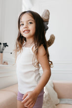 Load image into Gallery viewer, Organic Cotton Modal Singlet - Milk