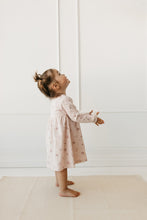 Load image into Gallery viewer, Organic Cotton Fine Rib Bridget Dress - Petite Fleur Soft Peony