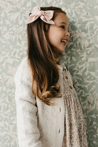 Organic Cotton Bridget Dress - Chloe Floral Tofu