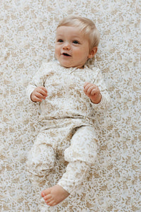 Organic Cotton Gracelyn Onepiece - Bunnies Berry Field  **Preorder**