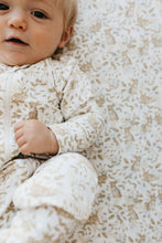 Load image into Gallery viewer, Organic Cotton Fitted Cot Sheet - Bunnies Berry Field  **Preorder**