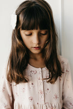 Load image into Gallery viewer, Organic Cotton Fine Rib Bridget Dress - Petite Fleur Soft Peony