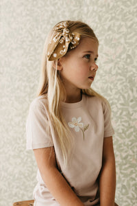 Pima Cotton Aude Tee - Dusky Rose