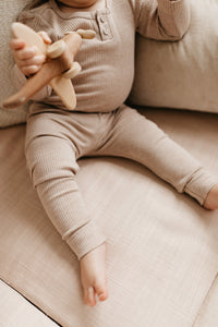 Organic Cotton Modal Elastane Legging - Bunny Marle  **Preorder**