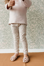 Load image into Gallery viewer, Organic Cotton Legging - Chloe Floral Tofu