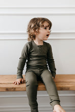 Load image into Gallery viewer, Organic Cotton Modal Elastane Leggings - Olive
