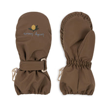 Load image into Gallery viewer, nohr snow baby mittens - walnut