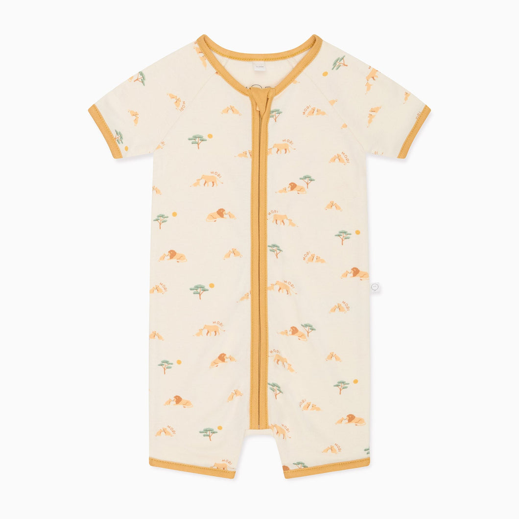 Lion Zip Summer Sleepsuit