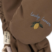 Load image into Gallery viewer, nohr snow baby mittens - walnut