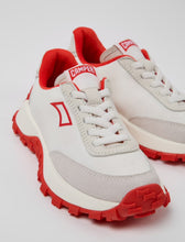 Load image into Gallery viewer, Drift Trail - White Recycled PET and Leather Sneakers for Kids